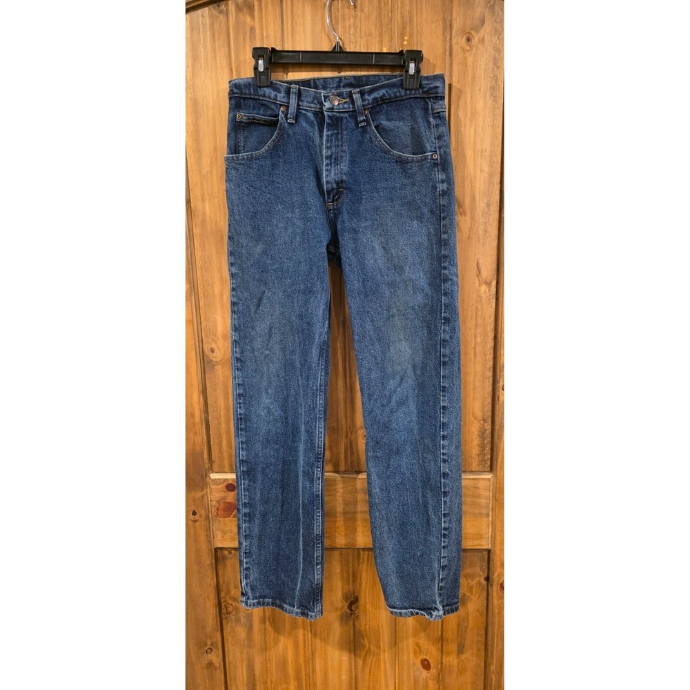 Wrangler Jeans Mens 30X32 Blue Classic Fit Straight‎ Leg Comfort Denim Outdoor